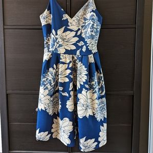 Blue Floral Cami Dress